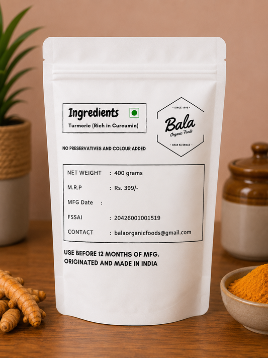 Turmeric Powder (Haldi) | Rich in Curcumin | 400g