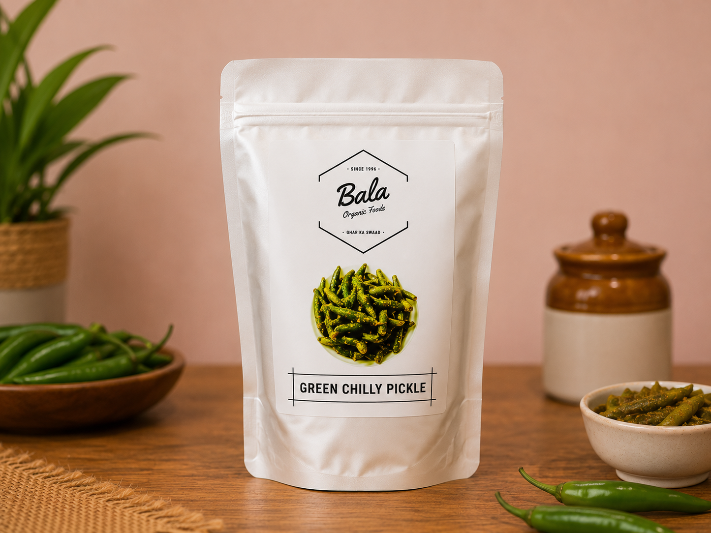 Green Chilli Pickle (Hari Mirch ka Achaar) | 400g